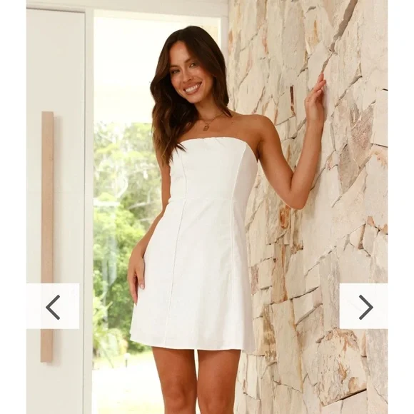 cocktail dress billy j 10 / White